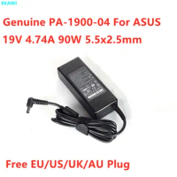 Genuine 19V 4.74A 90W PA-1900-24 PA-1900-04 AC Adapter For MSI AP2011 D-LINK DNS 340L LED Monitor For ASUS Power Supply Charger