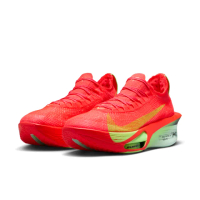 【NIKE 耐吉】運動鞋 跑鞋 馬拉松 路跑 男鞋 AIR ZOOM ALPHAFLY NEXT% 3 橘紅黃 輕盈 透氣(FD8311600)