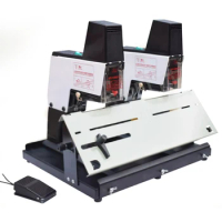 double head manual A3 Heavy duty stapler machine small books binding stapler machine ST-1000TS Heavy-Duty Electric Stapler