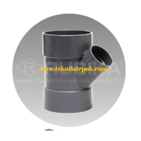 Tee Y D Rucika 4 inch 45 Degree TY Sambungan Paralon Cabang Pvc Depok