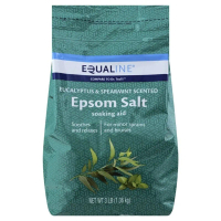 Muối tắm Epsom hương bạċh đàn và bạċ hà hiệu Equaline Epsom Salt, Eucalyptus & Spearmint Scented 1.3