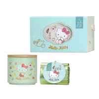 Hello Kitty 金萱烏龍茶陶瓷儲物罐小禮盒(外盒附緞帶提把)