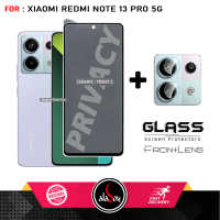Tempered Glass Anti Spy Matte Privacy For XIAOMI REDMI NOTE 13 PRO 5G PAKET 2IN1 Pelindung Layar dan