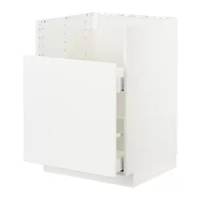 kabinet dasar u wastafel TALLSJÖN, putih/Voxtorp putih matt, 60x60 cm