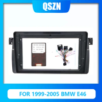 For 1999-2005 BMW E46 CAR Radio Android Stereo 2 Din Head Unit GPS Navigation Player Fascias Panel Frame Cover