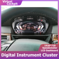 12.3''Digital LCD Instrument Cluster Virtual Cockpit For BMW E60 E61 E62 E63 E64 5 6 Series M5 Speedometer Gauge Dashboard HUD