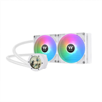 【Thermaltake 曜越】TH280 V2 Ultra ARGB Sync主板連動版一體式水冷–雪白版280mm(CL-W406-PL14SW-A)