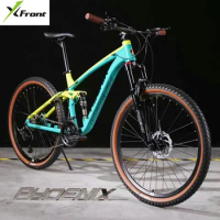 XFRONT Soft Tail Mountain Bike 26/27.5 inch Wheel 30 Speed Adult Aluminum Alloy Downhill Off-road MTB Bicycle