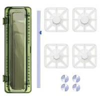 Dispenser Cutter Aluminum Foil Slider Stretch Film Cutter Kitchen Food Cling Film Dispenser Plastic Wrap