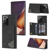 DG.MING Luxury Phone Case for Samsung Galaxy Note 20 Ultra S20 S21 FE S22 S23 Plus A51 A12 A52 A53 5G Leather Card Wallet Cover
