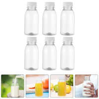 20 Pcs Milk Bottle Juice Bottles Multi-function Anti-leak Transparent The Pet Sealing Tea Travel Portable Beverage Holder Small