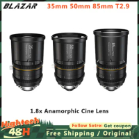 GREAT JOY BLAZAR LENS 35mm 50mm 85mm T2.9 1.8x Anamorphic Cine Lens for Sony E ARRI PL+Canon RF Leica L Micro Four Thirds