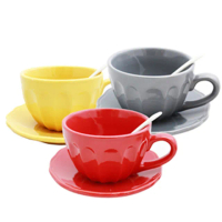 【PUSH!餐具】1380度高溫燒製環保耐磨瓷咖啡杯設計師設計款(咖啡杯一入E14)