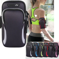 Universal 7.2" Sport Armband Bag Running Jogging Gym Wrist Arm Band Mobile Phone Bag Case Cover Holder For IPhone Samsung Stylo