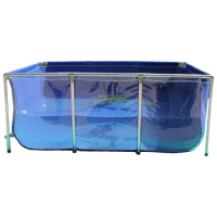 waterproof pvc canvas fish tank, pvc fish tank, canvas fish pond