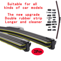For KIA Soul AM PS SK3 EV Hatchback 2010 2014 2015 2016 2018 2019 2020 2022 24"+20" Double Rubber Car Windshield Wiper Blades