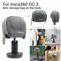 For INSTA360 GO 3 Mini Bag Body Bag Mini Storage For Insta360 GO 3 Accessories Storage Bag For Insta360 GO 3 Case