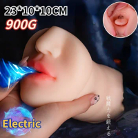 1138 Electric Oral Sex Automatic Aircraft Cup Throat Model Masturbation Device Insertable Male Sex Product Toy Physical Doll