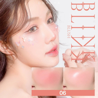 บริสุทธิ์ OUKEYA BLINK BLINK BLUSH โอกิยะ บลิงค์ บลิงค์ บลัช บลัชออน 2 ช่อง พร้อมชิมเมอร์เพิ่มความเป