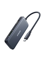 ฮับ USB-C Anker PowerExpand 5-in-1 with 4K USB-C to HDMI, SD and microSD Card Reader สีเทา