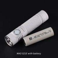 MAO Convoy S21E 21700 flashlight XHP50.3 HI,Type-c charging port,with battery