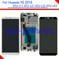 New 5.7 inch Full LCD DIsplay + Touch Screen Digitizer Assembly With Frame For Huawei Y6 2018 ATU-L11 ATU-L21 ATU-L22 ATU-LX3