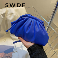 SWDF กระเป๋าใหม่2023 Candy Color Day Clutch Soft Clip Cloud Crossbody Shoulder Bag For Women S Pouch Handbags And Purses