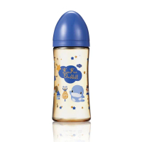 【KU.KU. 酷咕鴨】星燦PPSU寬口奶瓶300ml(藍奇星空/紫幻銀河)