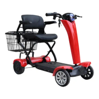 powerful folding electric elderly mobility scooter cheap disabled mobility Lightweight powerful automatic folding scooter