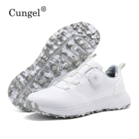 Mens Golf Shoes Professional Lightweight Golf Shoes Outdoor Golf Trainers Athletic Shoes Branded High-end Shoes