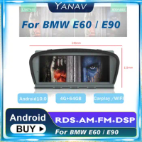 Wireless CarPlay Android Car multimedia player For BMW 5 Series E60 E61 E63 E64 E90 E91 E92 CCC CIC iDrive Radio GPS