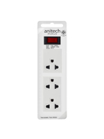 รางปลั๊กไฟ (3 ช่อง, 2 เมตร) รุ่น  H613-WH