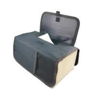 【Cotrax】遮陽板面紙置物袋(車用收納 雜物 手機袋 名片 遮陽板 衛生紙套)