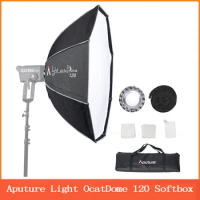 Aputure Light OctaDome 120 Octagon Softbox Soft Light Bowens Mount Light Modifier for Aputure 300X 120D II 300D