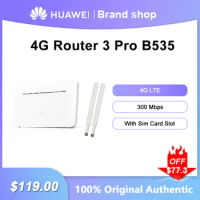 Unlocked HUAWEI 4G Router 3 Pro B535-232 B535-235 WiFi Repeater 300 Mbps Dual-Band Extender Signal Booster With Sim Card Slot
