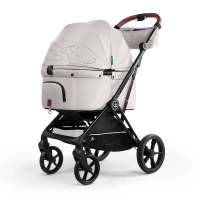 【一年保養】Uppapets Nero Plus 中小型寵物車【承重約20kg】一鍵自動折疊收車 米灰色