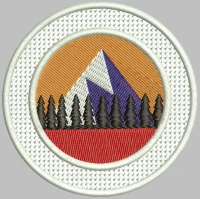 EMBLEM PATCH BORDIR EIGER GUNUNG KUALITAS TINGGI - DH