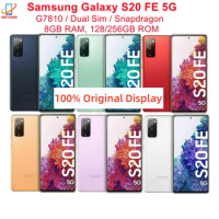 Samsung Galaxy S20 FE 5G G7810 Dual Sim S20FE 6.5" RAM 8GB ROM 128/256GB Snapdragon 865 NFC Octa Core Original Android Cellphone