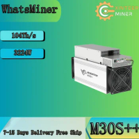 new in stock Whatsminer M30S++ 104T with psu BTC Crytpo miner bitcoin miner Asic free shipping