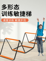 多功能蝴蝶敏捷梯折疊梯跳格子兒童籃球體能足球步伐訓練繩梯器材