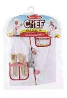 Melissa &amp; Doug Melissa &amp; Doug Chef Role Play Costume Set - Age 3+, Pretend Play, Dress Up, Party Costumes, Halloween Costume for Kids
