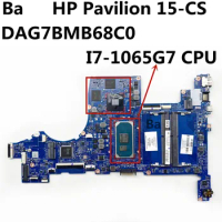 For HP Pavilion 15-CS Laptop motherboard DAG7BMB68C0 with CPU I7-1065G7 GPU 4G 100% Tested Fully Work