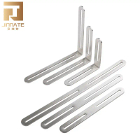 2025 Hot New Stainless Steel Long Hole Corner Bracket Oval Hole Adjustable Bracket Furniture Hardwar