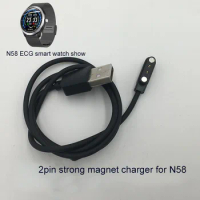 N58 ECG smart watch smart band bracelet 2pin charger charging cables 2 pin charger wire data cable for smart band