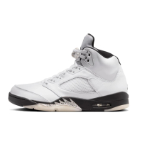 NIKE 耐吉 Air Jordan 5 Retro White and Black 白黑 防滑 中幫 復古籃球鞋 男鞋 休閒鞋 DD0587-110