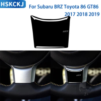 For Subaru BRZ Toyota 86 GT86 2017 2018 2019 Accessories Car Black Plastic Steering Wheel Chin Trim Sticker Decoration