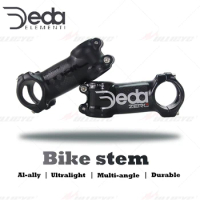 Official Deda Zero Bicycle Stem 2 Gloss White/Matte Black Alloy Carbon Road MTB 6/17 Degree Handlebar Stem Cycling Accessories