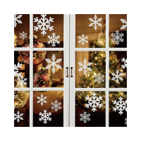 【2square shop】單入 聖誕節響叮噹靜電窗貼 櫥窗貼 聖誕節 靜電貼 窗貼(聖誕節裝飾 布置)