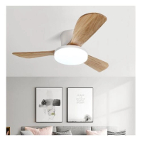 吸頂風扇燈風扇吊燈(F7799-白色-大燈盤42寸三色變光+變頻遙控)(尺寸:1060x310mm) 