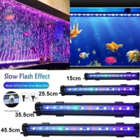 A LOVABLE  LED Lamp Aquarium Colorful Light Color Changing Bubble Light LED Diving Light Fish Tank L
